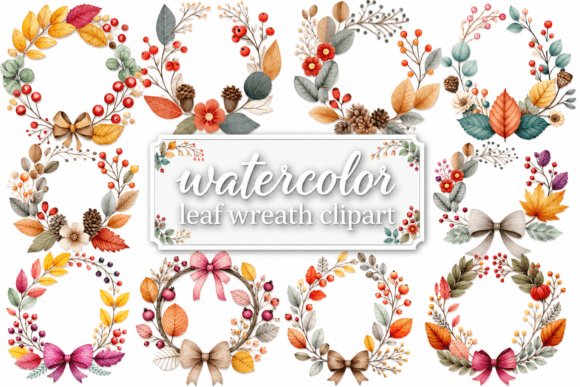 Autumn Leaf Wreath Clipart Bundle: A Designer's Guide