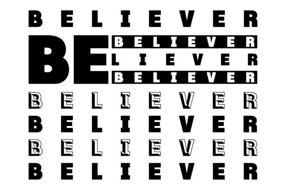 Believer: Crafting Visual Impact with Vector Art