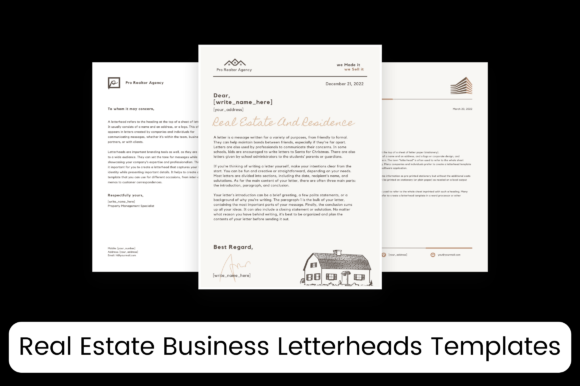 Elevate Your Brand: Free Real Estate Letterhead Templates