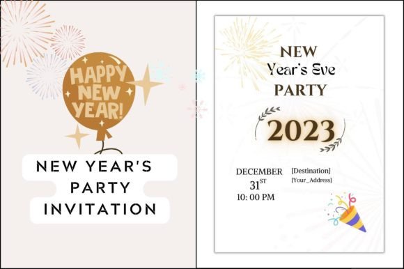 Festive & Fun: New Year Party Invites for Kids