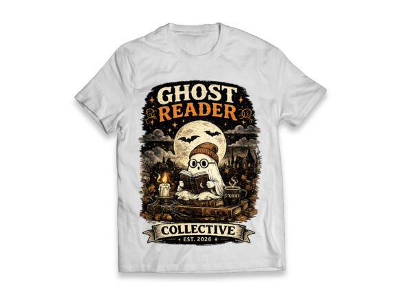 Ghost Reader Sublimation PNG: A Designer's Spooky Asset