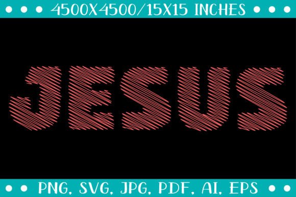 Jesus Typography SVG: A Design Asset for Faith-Based Projects