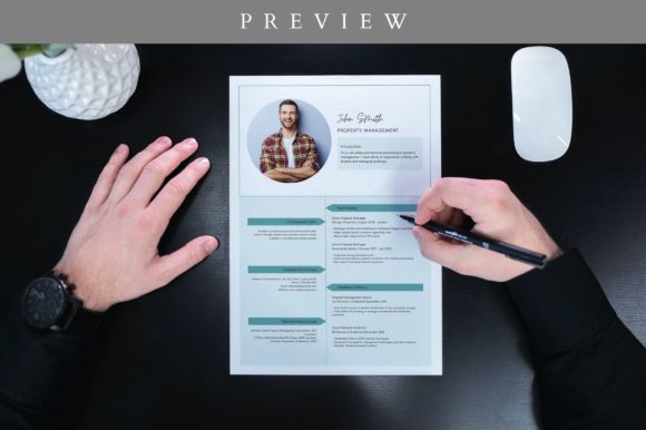 Professional Real Estate Agent Resume Templates in Canva