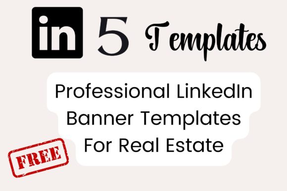 Professional Real Estate LinkedIn Banner Templates